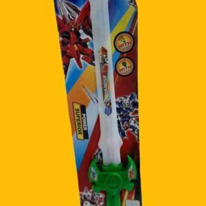 ESPADA CON LUZ Y SONIDO MANGO DE COLOR SUPER SWORD - Imagen 1