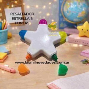 RESALTADOR *ESTRELLA* 5 PUNTAS ENCASTRABLE - Imagen 1
