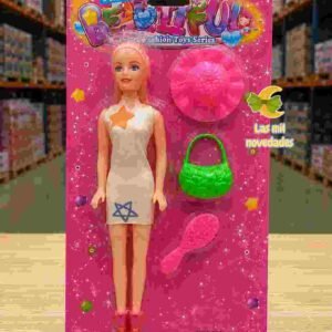 MUÑECA BEAUTY FASHION STYLE CON ACCESORIOS EN BLISTER - Imagen 1