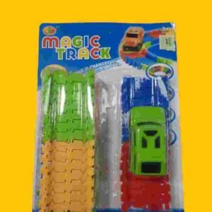CAMIONETA CON PISTA EN BLISTER 56 PIEZAS - Imagen 1