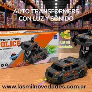 OFERTA!!! AUTO "TRANSFORMERS" CON LUZ Y SONIDO - Imagen 2