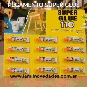 PEGAMENTO TIPO "LA GOTITA" SUPER GLUE 110 x 1