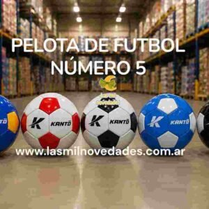 PELOTA DE FUTBOL CUERO N°5 *ORIGINAL* - Imagen 5