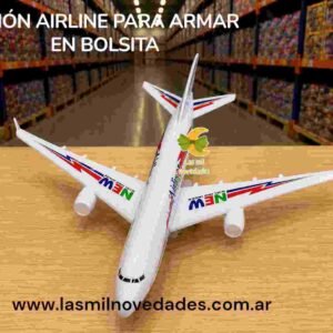 AVION AIRLINE para armar en bolsita