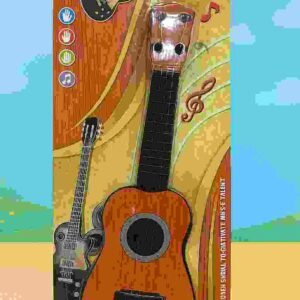 GUITARRA DE MADERA EN BLISTER - Imagen 1
