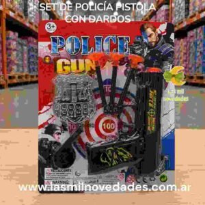 SET DE POLICIA PISTOLA CON DARDOS variedad de modelos - Imagen 3