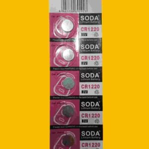PILA CR1220 BLISTER con 5 UNIDADES