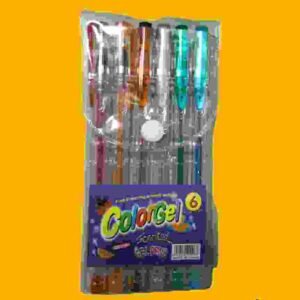 LAPICERA GEL BRILLITO x 6 COLORGEL