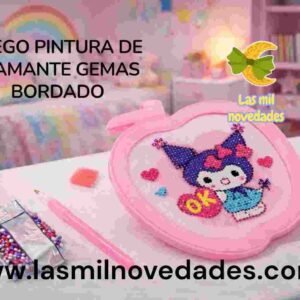 JUEGO PINTURA DE DIAMANTE GEMAS BORDADO
