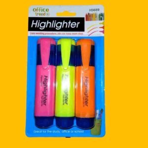 RESALTADOR FLUO x 3 EN BLISTER
