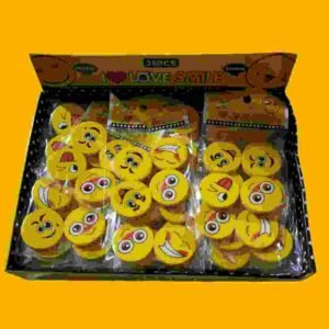 GOMA DE BORRAR EMOJI BLISTER x 4 unidades