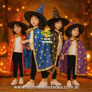 CAPA DE MAGO o BRUJA***CON SOMBRERO***