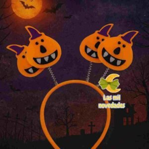 VINCHA CON RESORTE ¨¨PAÑO¨¨ HALLOWEEN variedad de diseños - Imagen 2