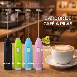 BATIDOR DE CAFE Y COMIDAS VARIAS - A PILA - Imagen 1