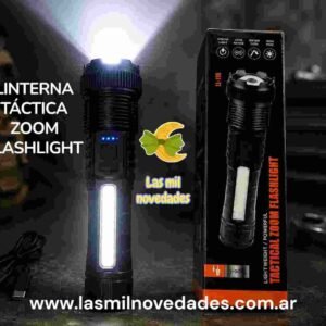 LINTERNA TACTICA PROFESIONAL ZOOM FLASHLIGHT - Imagen 1