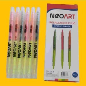RESALTADOR FLUO DOBLE PUNTA NEO ART