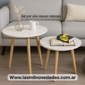 SET POR DOS MESAS RATONAS DECO LAS MIL NOVEDADES