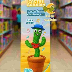 **CACTUS BAILARIN** CON ACCESORIOS