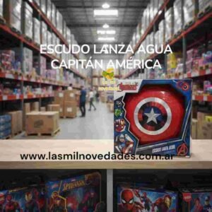 MOCHILA ESCUDO LANZADOR DE AGUA CAPITAN AMERICA - Imagen 1