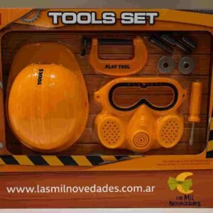 *CASCO Y MASCARA* SET HERRAMIENTA ¨CAJA GRANDE¨ - Imagen 2