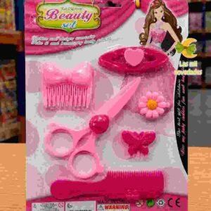 CONJUNTO DE BELLEZA BEAUTY TIJERA CON BROCHES PELO Y PEINE - Imagen 1