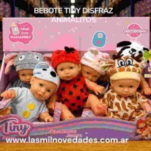 BEBOTE TINY DISFRAZ ANIMALITOS - Imagen 1
