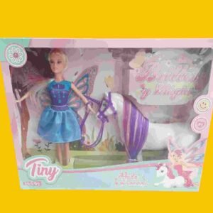 TINY "HADA Y SU UNICORNIO" CON ACCESORIOS
