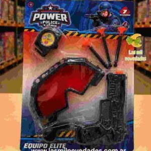SET DE POLICIA POWER POLICE CON GAFAS TACTICAS RELOJ Y SILBATO - Imagen 1