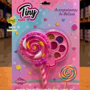 TINY MAQUILLAJE "FORMA DE PALETA CHUPETIN"