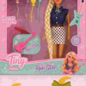 MUÑECA EN CAJA TINY "ROCK STAR"