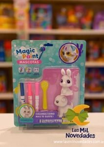 MAGIC PAINT ¨MASCOTAS O DINOS¨ PARA COLOREAR MUÑECOS PARA PINTAR - Imagen 2
