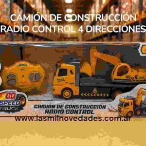 CAMION DE CONSTRUCCION RADIO CONTROL 4 DIRECCIONES variedad de diseños - Imagen 1