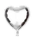 GLOBO "CORAZON PLATEADO" 10 pulgadas 20 cms aprox