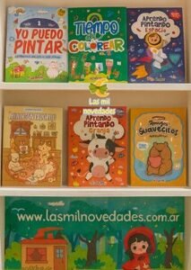 LIBRO COLOREAR ¨¨TAPA REFORZADA¨¨ variedad de diseños