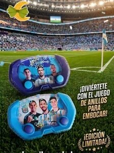 JUEGO Water Game ANILLAS DE EMBOCAR Edicion Limitada SELECCION ARGENTINA