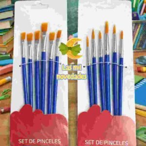 PINCEL BLISTER x 6 unidades LINEA ECO - Imagen 1