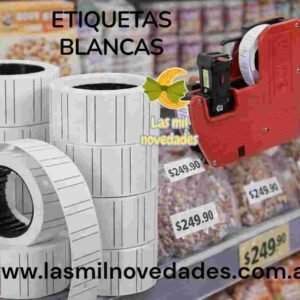 ETIQUETAS BLANCAS ZHENG HAO CON ADHESIVO