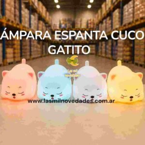 LAMPARA ESPANTA CUCOS GATO GATITO - Imagen 1