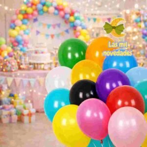 GLOBO LATEX  x 50 unidades **COLORES COMUNES**