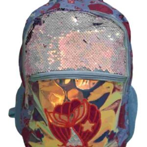 MOCHILA 16" LENTEJUELAS COLA DE SIRENA BS9233