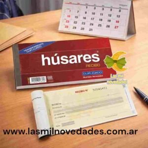 TALONARIO DE "RECIBO DUPLICADO" HUSARES