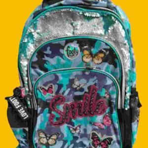 MOCHILA CON LUZ FOOTY SMILE variedad de colores