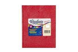 CUADERNO N°1 100 HOJAS TAPA DURA "ARAÑA ROJO" TRIUNFANTE