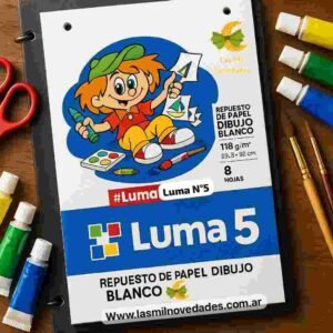 REPUESTO HOJAS DE DIBUJO NUM 5 CANSO x 8 unidades - Imagen 1