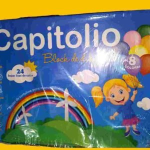BLOCK DE DIBUJO "COLOR" TIPO NENE CAPITOLIO x 24 hojas
