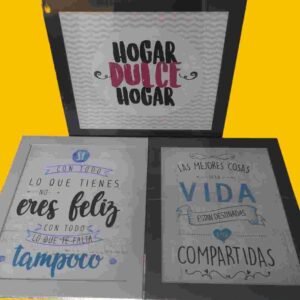 CUADRO DECORATIVO 20 x 25 cms - Imagen 1