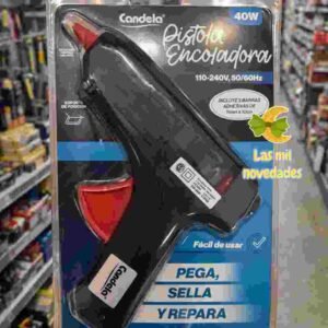 PISTOLA  DE SILICONA PARA BARRA GRANDE "MARCA SEÑORITA o CANDELA" 40wts - Imagen 2