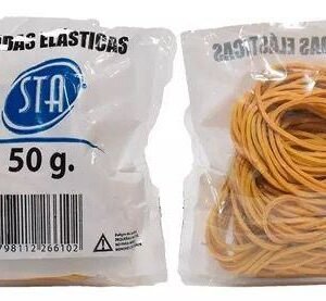 BANDA BANDITA ELASTICA MARCA SEÑORITA X 50 gramos, CALIDAD PREMIUM.
