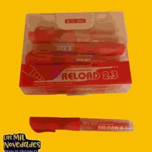 MARCADOR ROJO "RECARGABLE" PARA PIZARRA BLANCA RELOAD 2.3 UU - Imagen 1