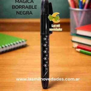 LAPICERA MAGICA BORRABLE "NEGRA" - Imagen 1
